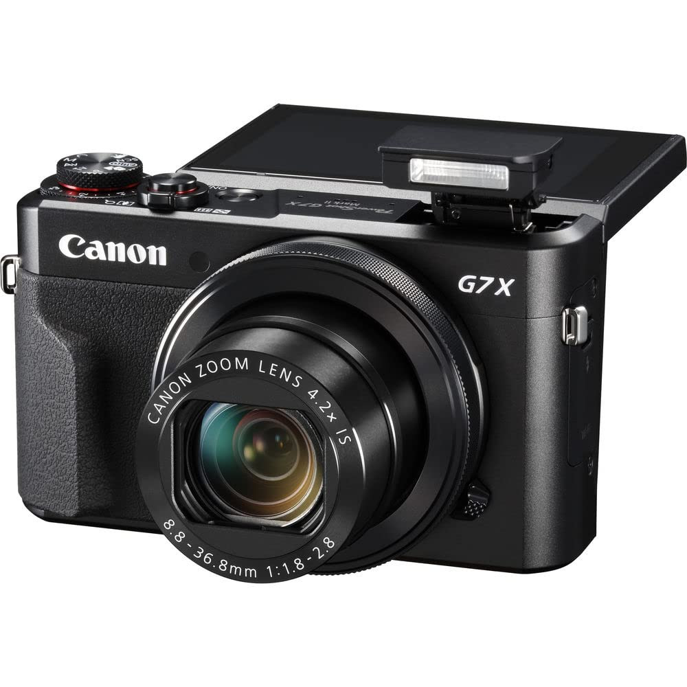 Canon PowerShot G7 X Mark II Digital Camera (1066C001) + 64GB Memory Card + Card Reader + Deluxe ... | Amazon (US)