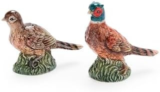 Spode 3.5" Pheasant-Shaped Salt and Pepper Shakers - Dolomite Ceramic Farmhouse Décor for Formal... | Amazon (US)