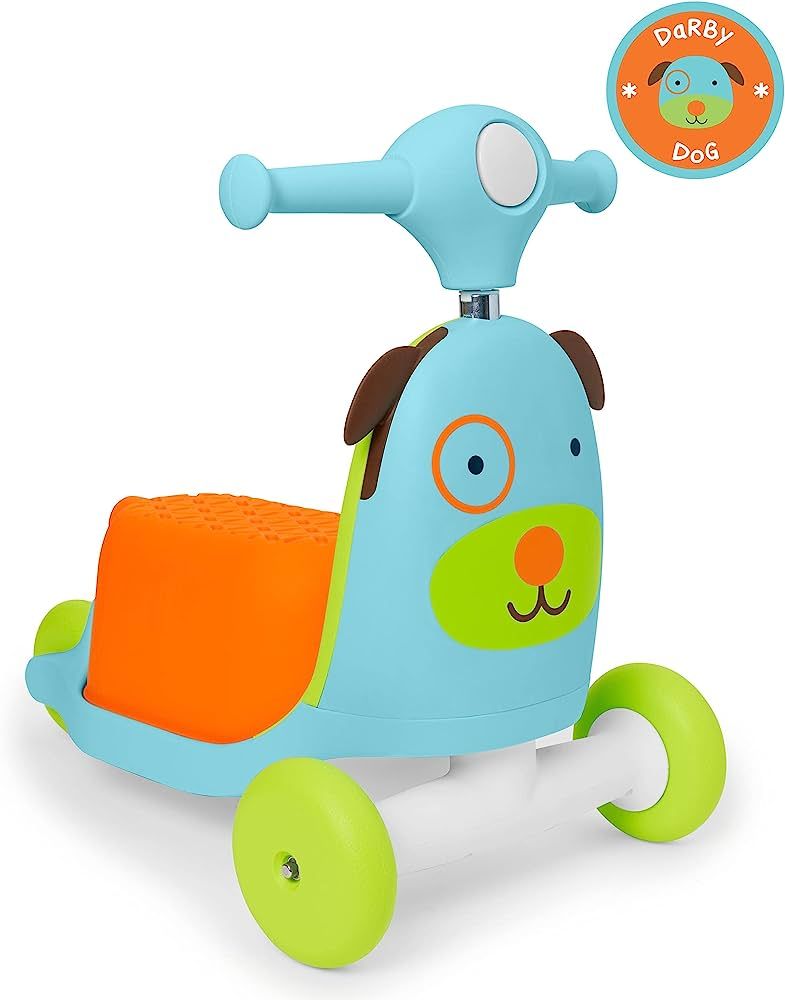Skip Hop 3-in-1 Baby Activity Push Walker to Toddler Scooter, Zoo Dog | Amazon (US)