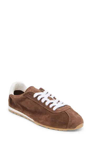 Dolce Vita Serina Sneaker in Dark Brown Suede at Nordstrom Rack, Size 6 | Nordstrom Rack