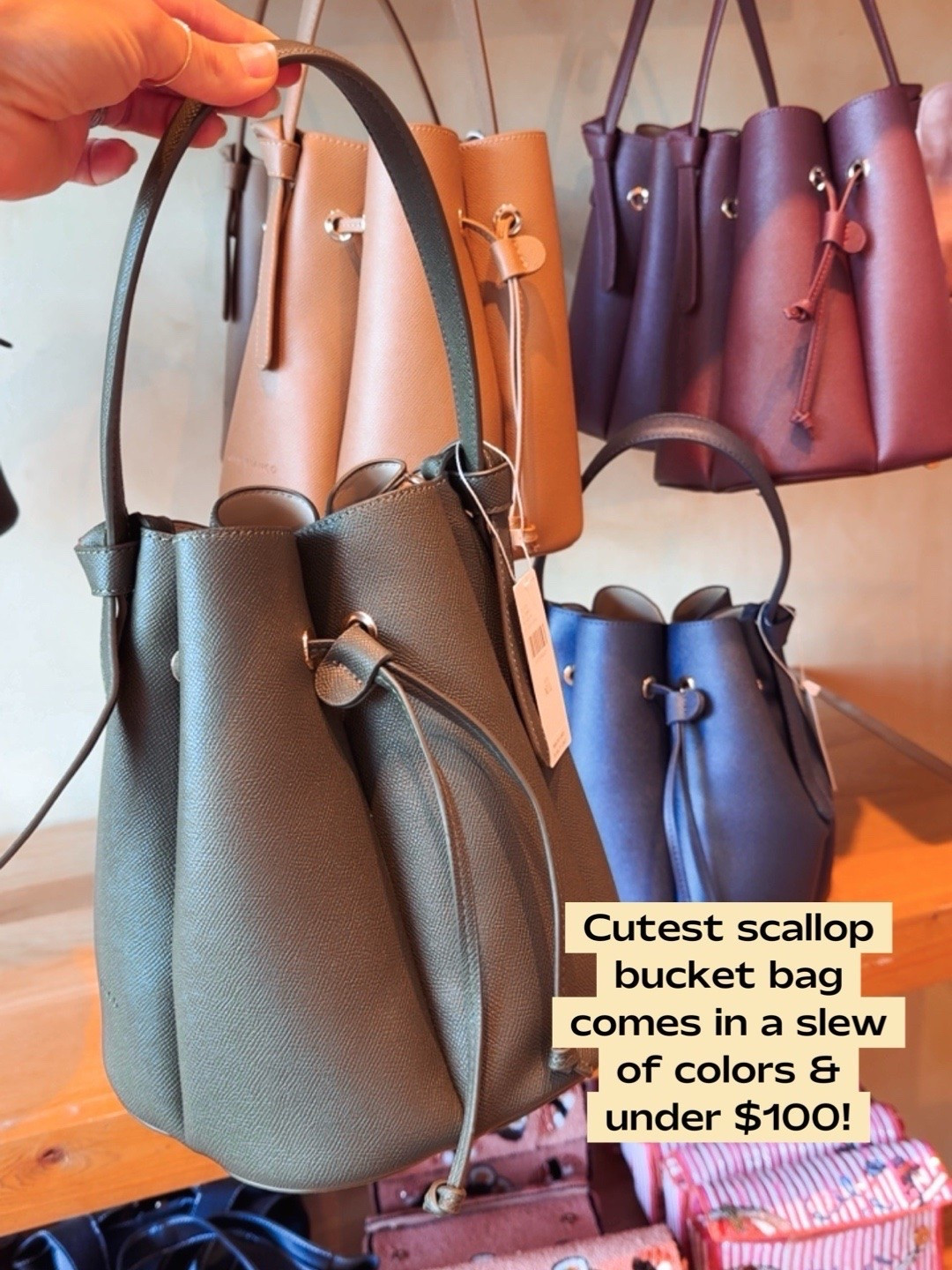 Cutest scalloped bucket bag!

#LTKgrwm #LTKOver40 #LTKSeasonal