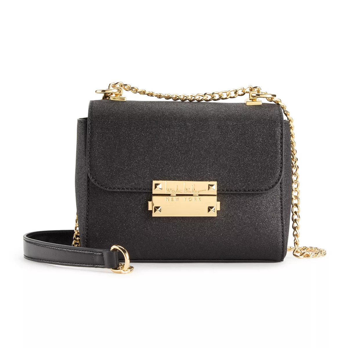 Nicole Miller Glitter Box Crossbody Bag | Kohl's