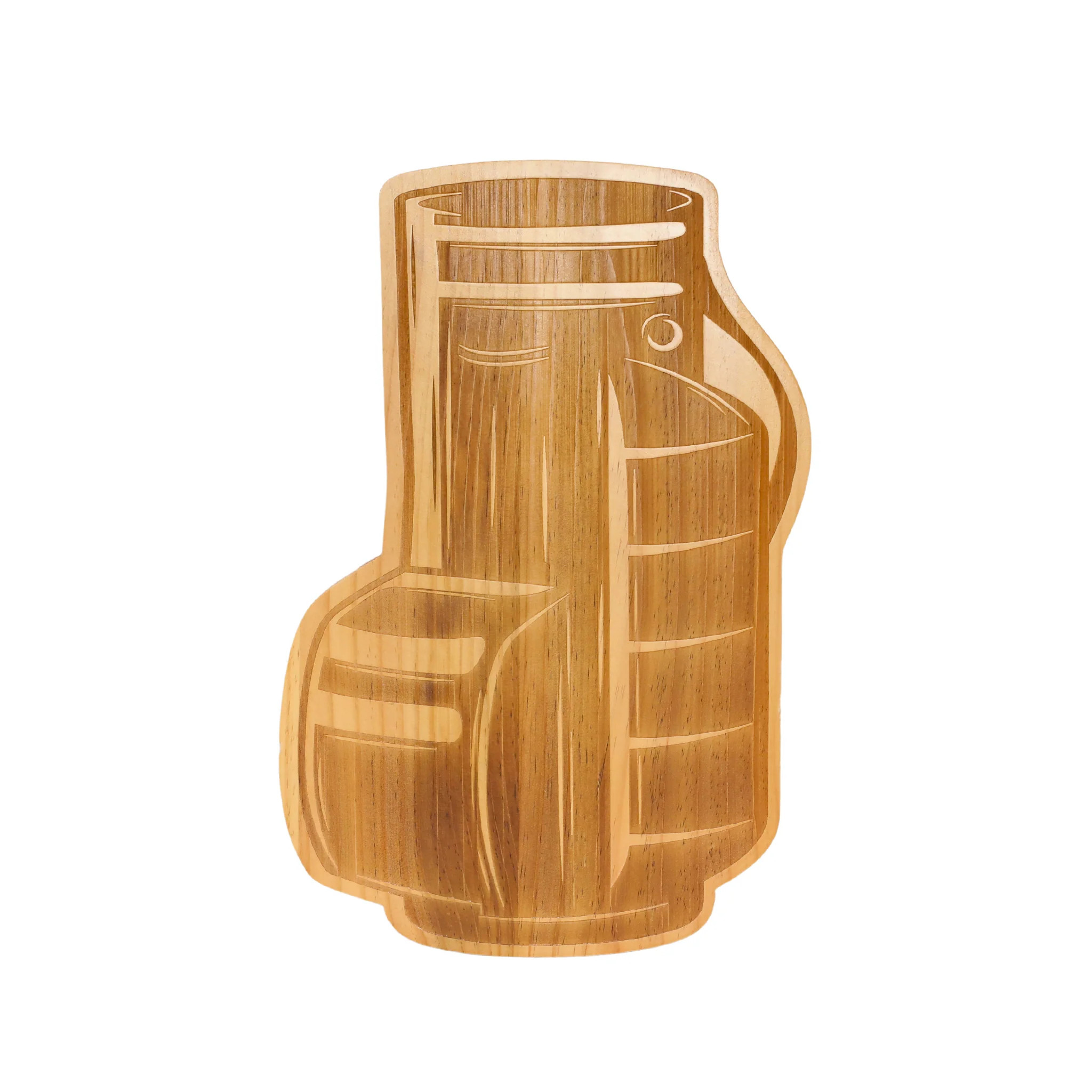 Golf Club Bag Wood Board | Creative Gifts International