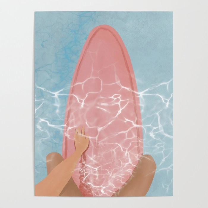 Surf Waves Poster | Society6