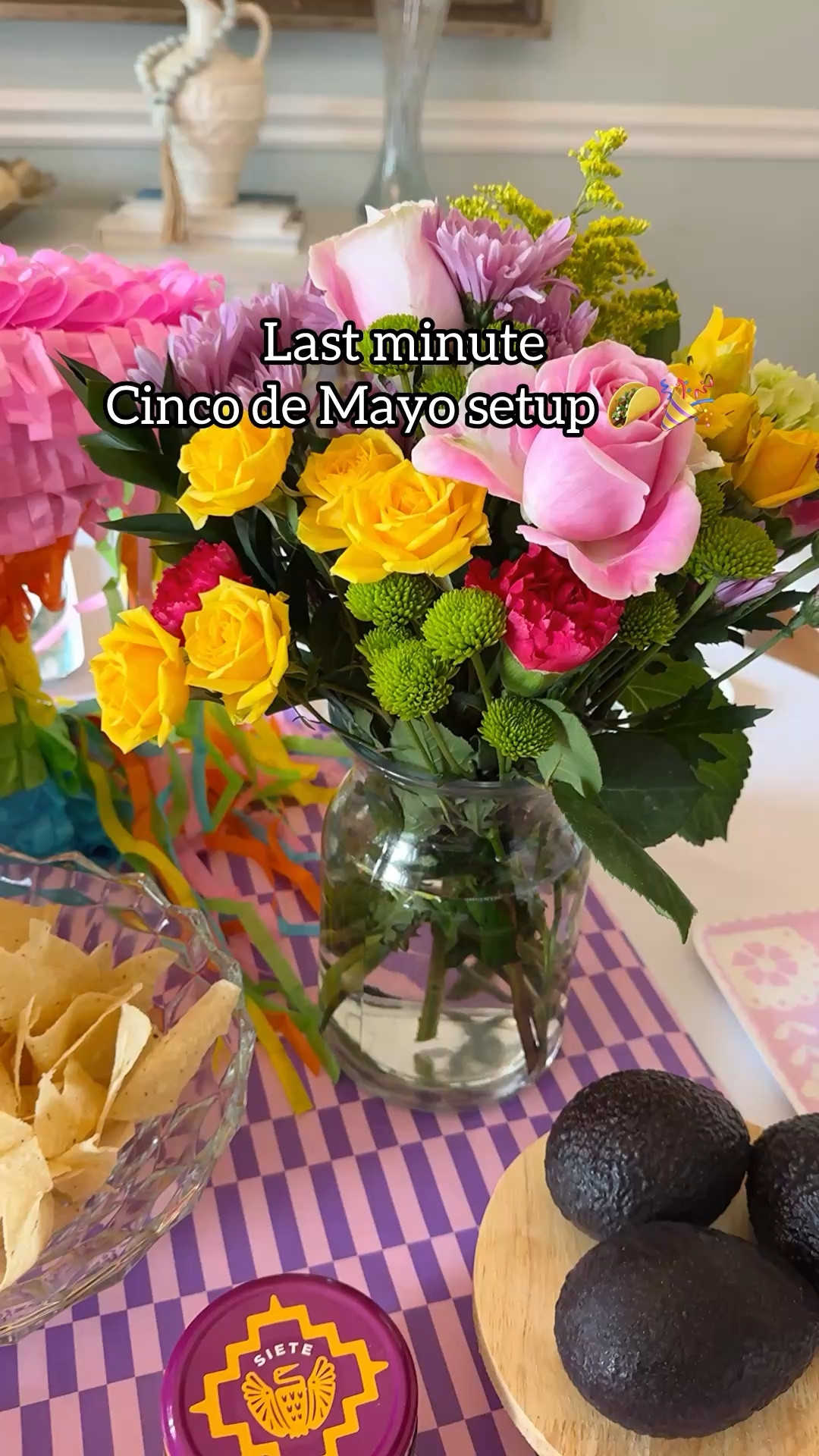 Last minute Cinco de Mayo setup using the CUTEST finds 🌮✨
Everything shipped fast and made hosting feel so easy but still super festive 🙌🪅

If you’re hosting and need something quick + cute… this is it 🎀

SassySesa • Making everyday a celebration 🎉
Follow the Pizzazzy Gift Queen for daily inspo ✨

#cincodemayo #bonjourfete #partydecor #hostessideas #easyentertaining

#LTKSeasonal #LTKFestival