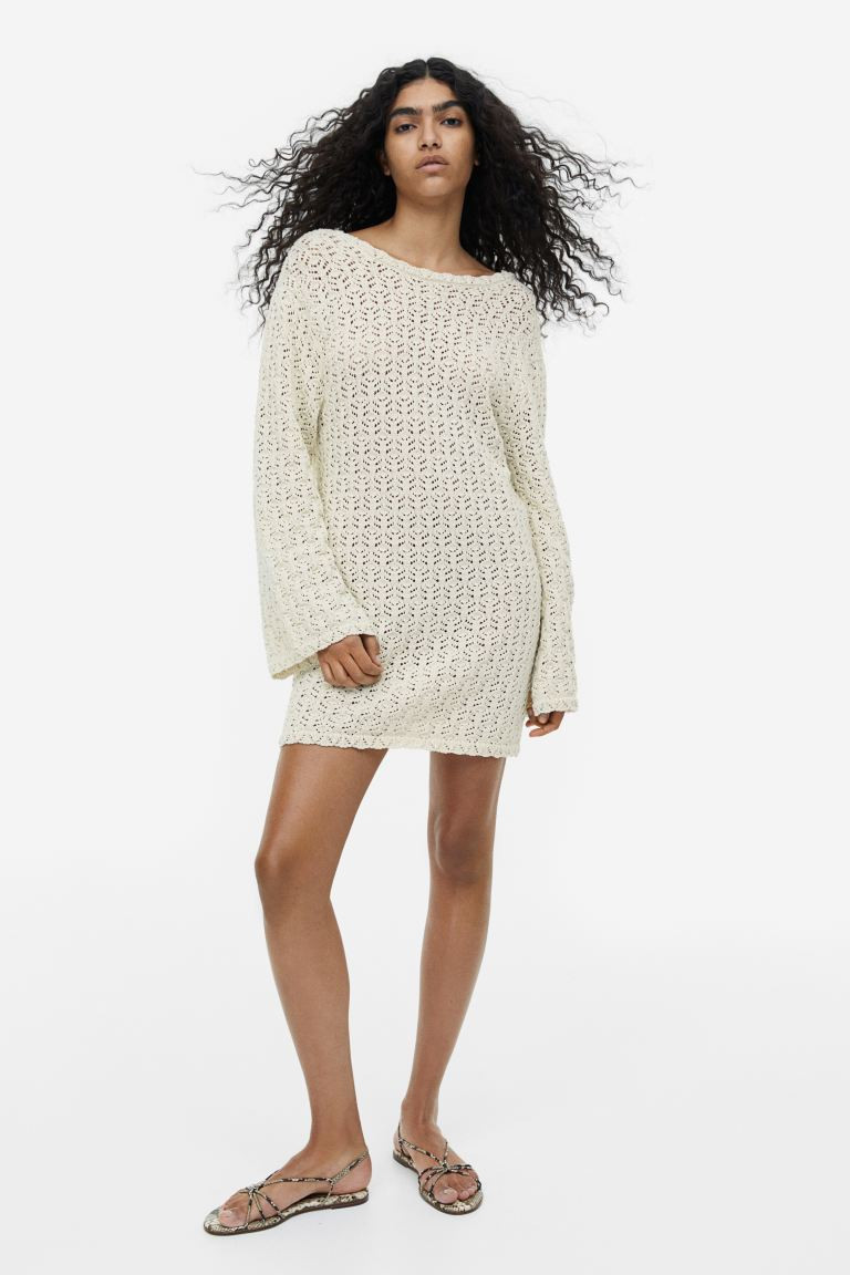 Crochet-look Mini Dress | H&M (US + CA)