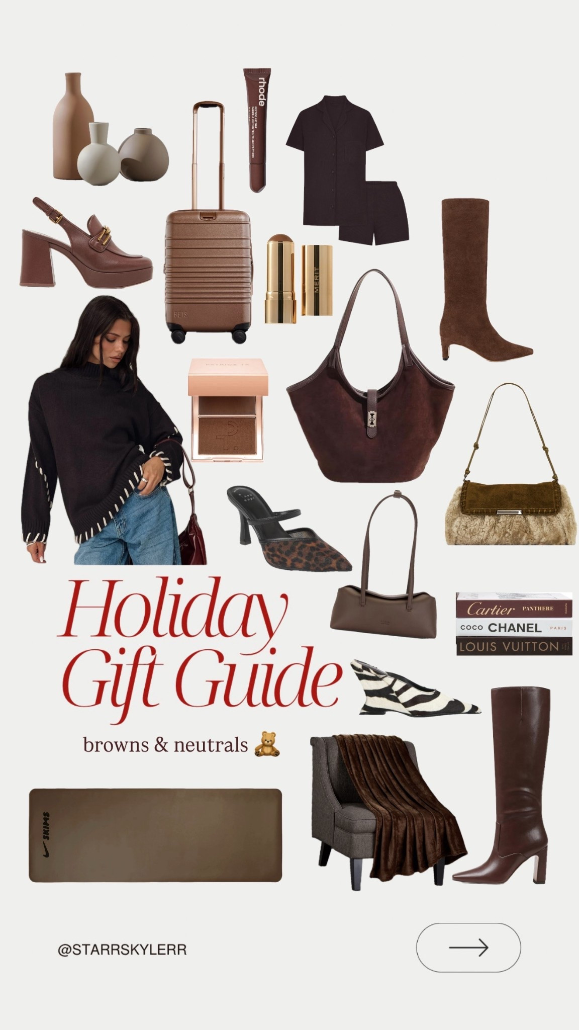 Holiday Gift Guide! Browns & neutrals 🧺 #purse #accessories #gift #christmas #holidaylist #wishlist #gifts #giftidea #inspo #giftinspo #browns #espresso #sephora #ltkstyle #style #tip #giftguide #espresso #amazon #boots #fallfashion #winterfashion

#LTKHoliday #LTKGiftGuide #LTKSeasonal
