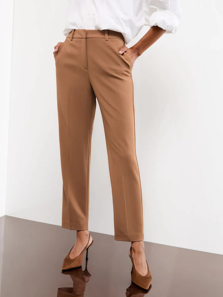 Buy Lipsy Camel Tailored Tapered Trousers from Next United Arab Emirates | Next UAE