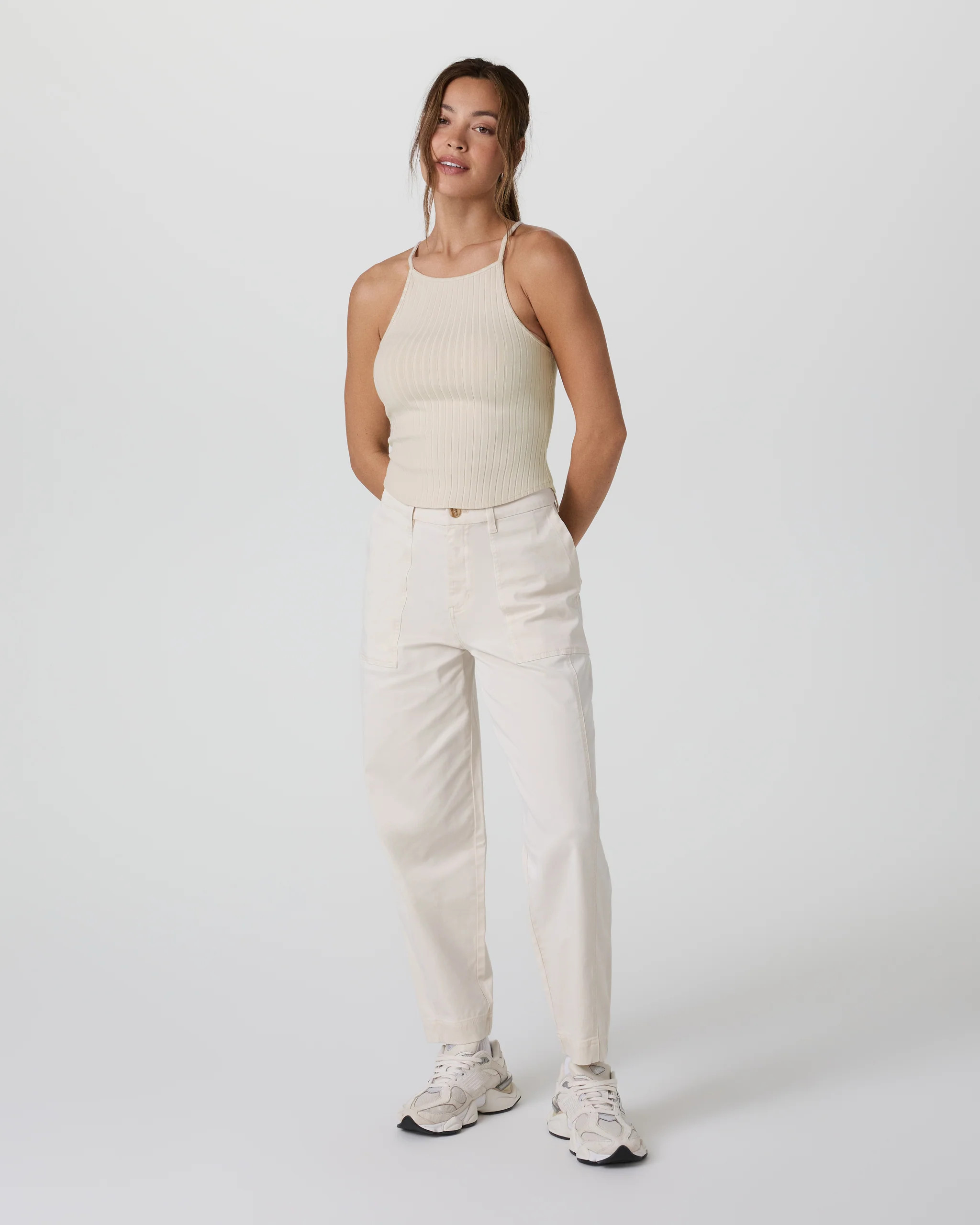 Marina Rib Tank | Talc | Vuori | Vuori Clothing (US & Canada)