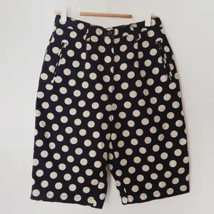 Vintage Moschino Jeans Polka Dot Bermuda Shorts • 90s High Waist Italian Cotton Shorts - Etsy C... | Etsy (US)