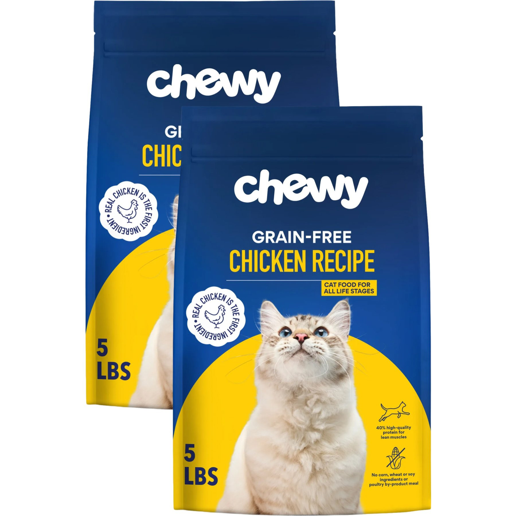 Chewy Made Chicken Recipe Grain-Free Dry Cat Food (FORMERLY AMERICAN JOURNEY), 10-lb bundle | Chewy