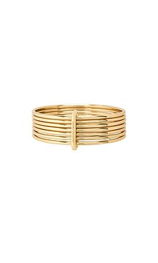 Jennifer Fisher Bangle Set in Yellow Gold from Revolve.com | Revolve Clothing (Global)