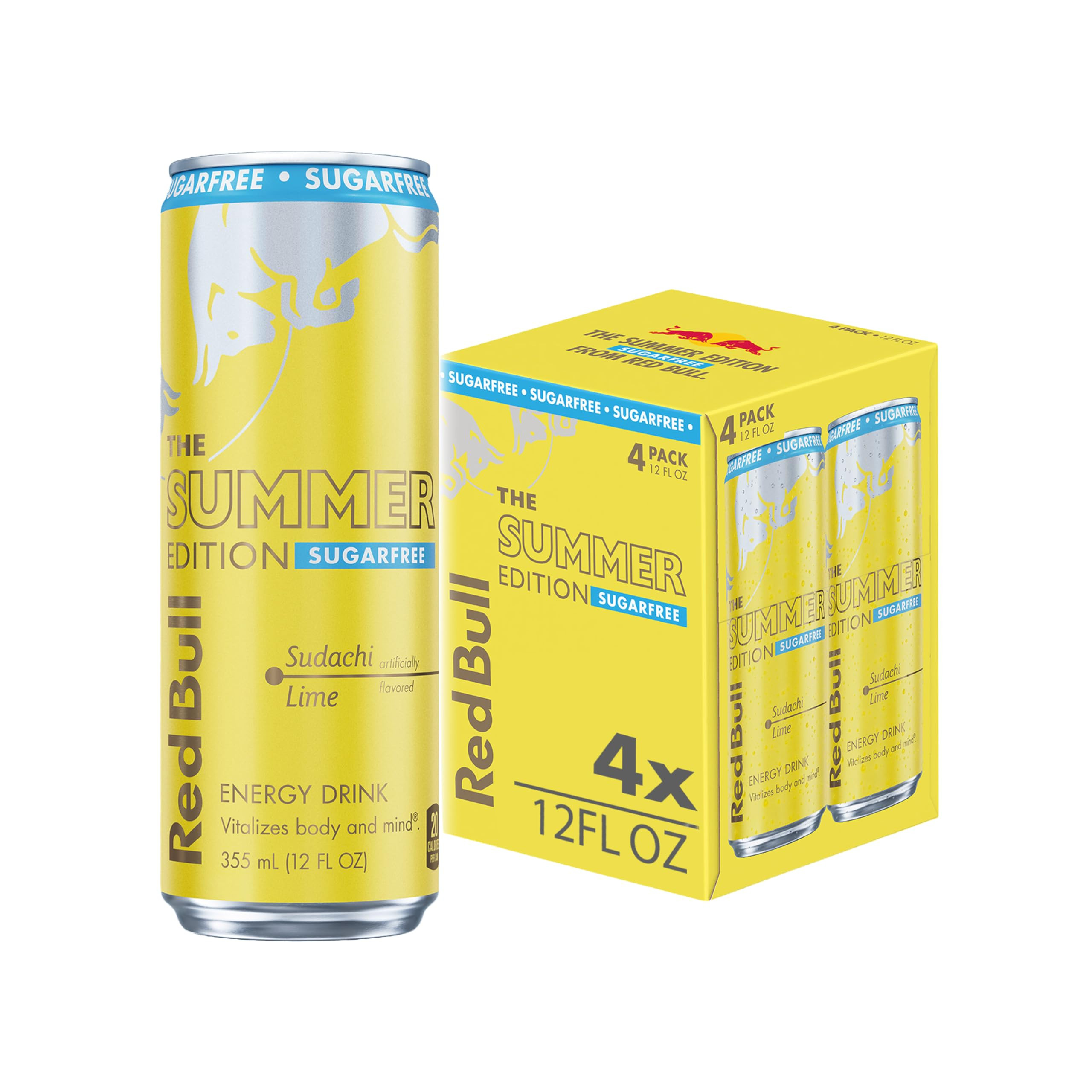 Amazon.com : Red Bull Summer Edition Sugarfree Energy Drink, | Amazon (US)