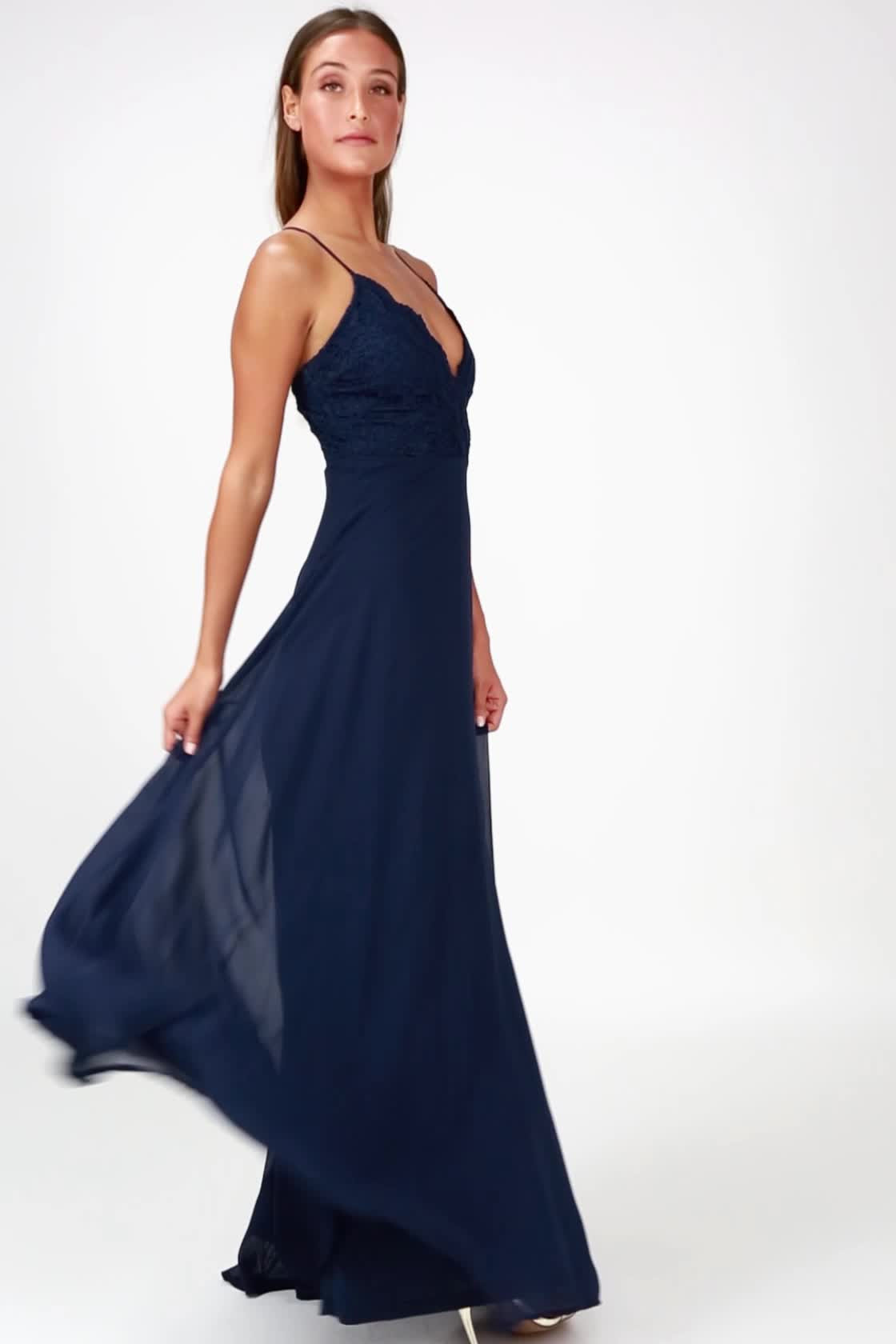 Madalyn Burgundy Lace Maxi Dress | Lulus (US)