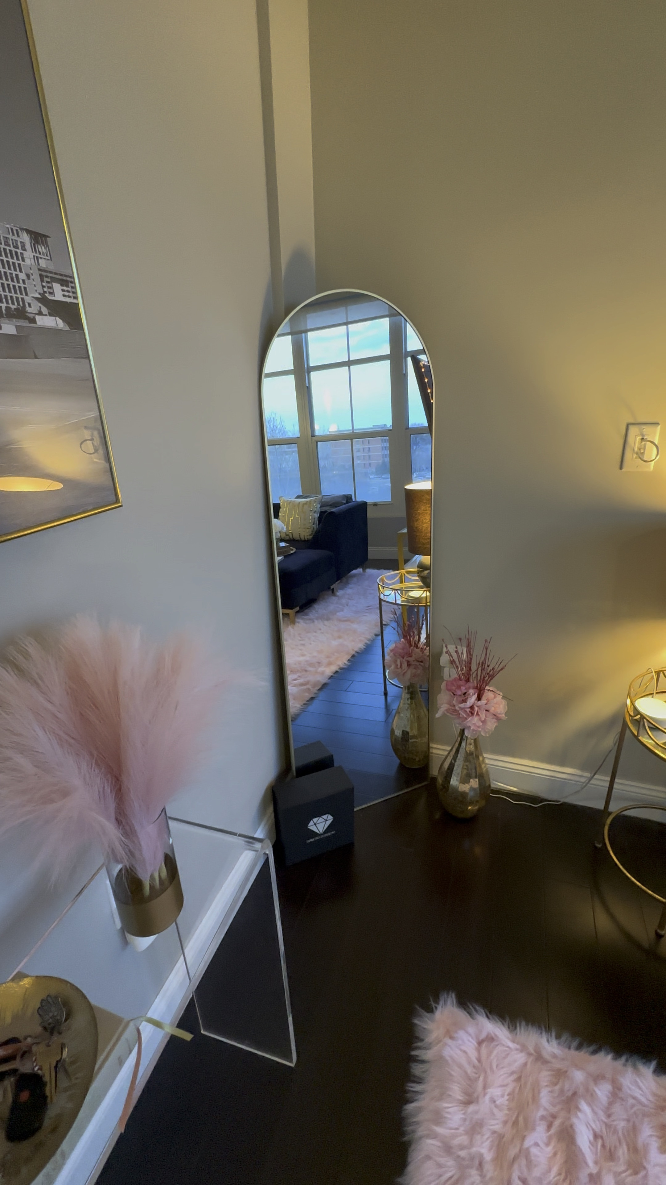 When searching for a statement mirror, I wanted a piece that looked expensive but  wasn’t. I love the gold trim of this stand alone mirror, & it was a really good steal for the price & size!🪞✨

#LTKfindsunder100 #LTKVideo #LTKhome