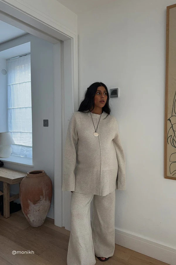 CLEMENCE OAT MARLE KNIT PANT | DISSH