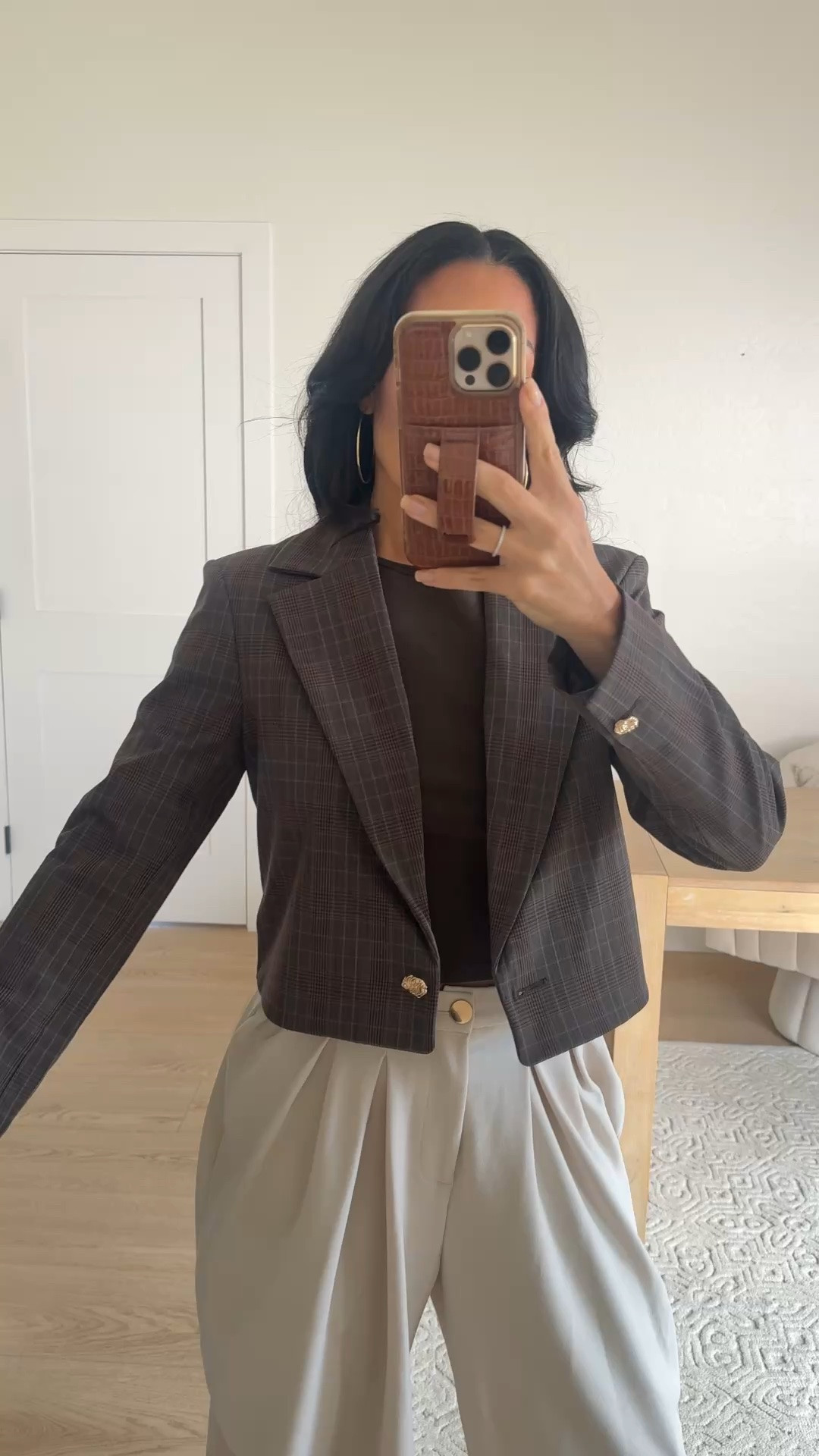 Walmart outfit idea 
Cropped blazer size XS 
Amazon trousers 
Walmart kitten heels

#LTKNYFW #LTKxWalmart #LTKgrwm