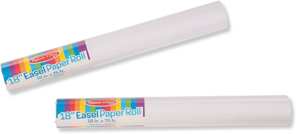 Melissa & Doug Deluxe Easel Paper Roll Replacement (18 inches x 75 feet) - 2 Count (Pack of 1) - ... | Amazon (US)