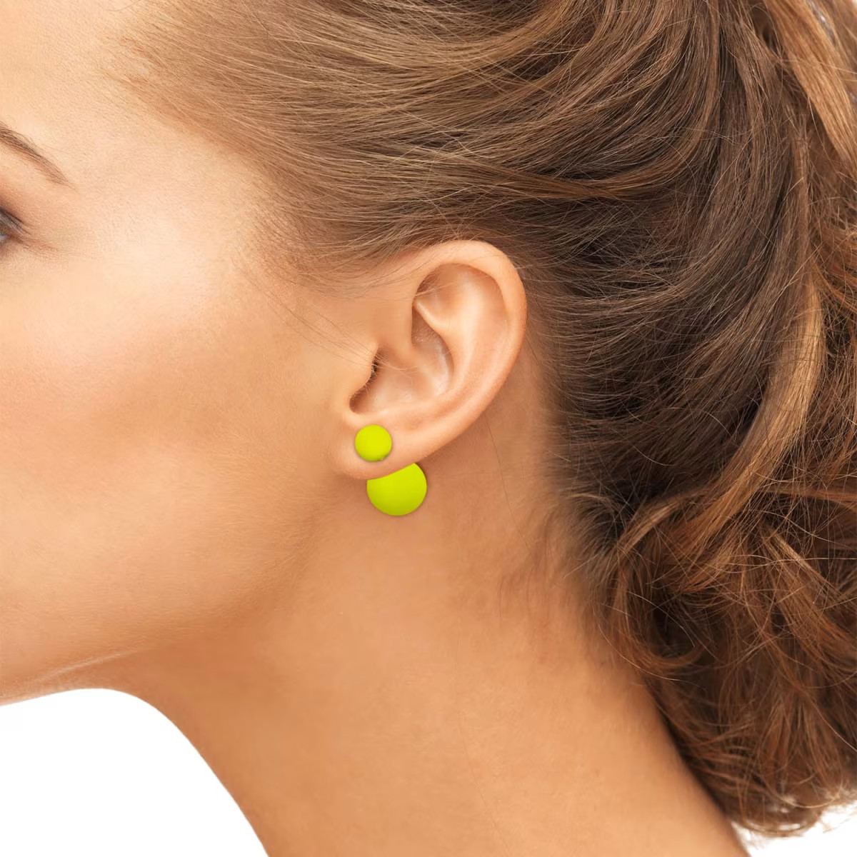 Light Green Double Ball Earrings | Wolf & Badger