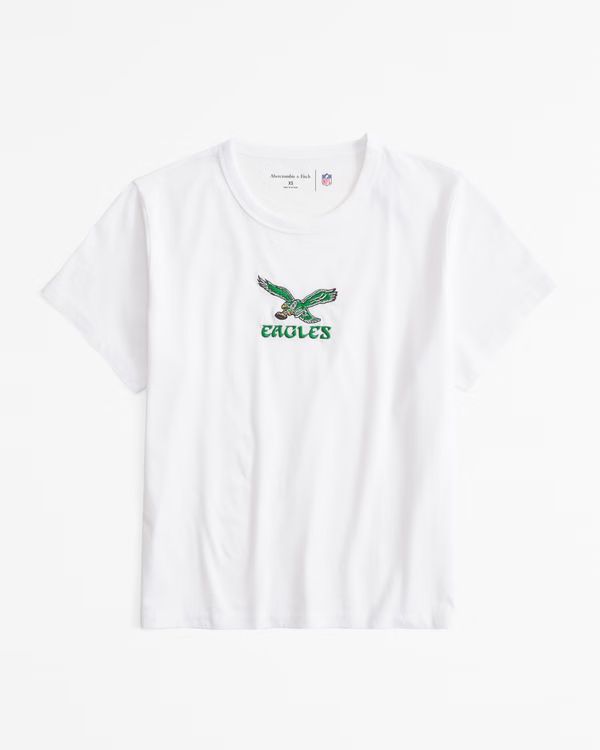 Short-Sleeve Philadelphia Eagles Graphic Skimming Tee | Abercrombie & Fitch (US)