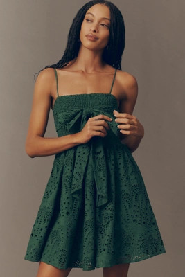 Farm Rio x Anthropologie Sleeveless Bow A-Line Dress | Anthropologie (US)