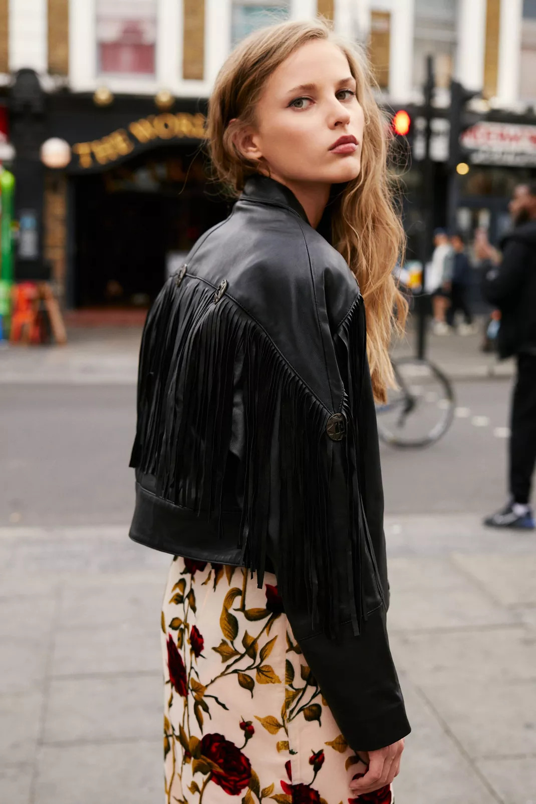 Fringe Detail Real Leather Jacket | Nasty Gal (US)