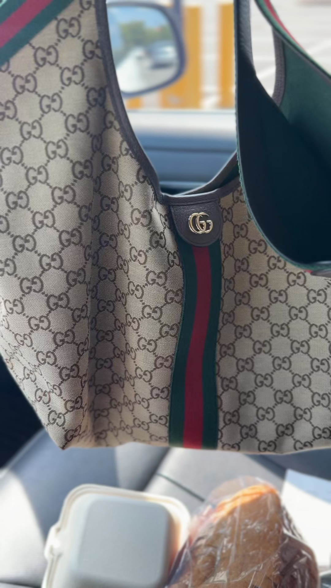 SO freaking happy finally pulled the trigger with this bag. Honestly, I think it’s very reasonably priced compared to other bags out there. It’s massive. It holds so much and it’s a bag you can wear throughout summer and winter. I love it. It has a magnetic closure where the Gucci symbol is. ￼

#LTKdayinmylife #LTKOver40 #LTKWorkwear