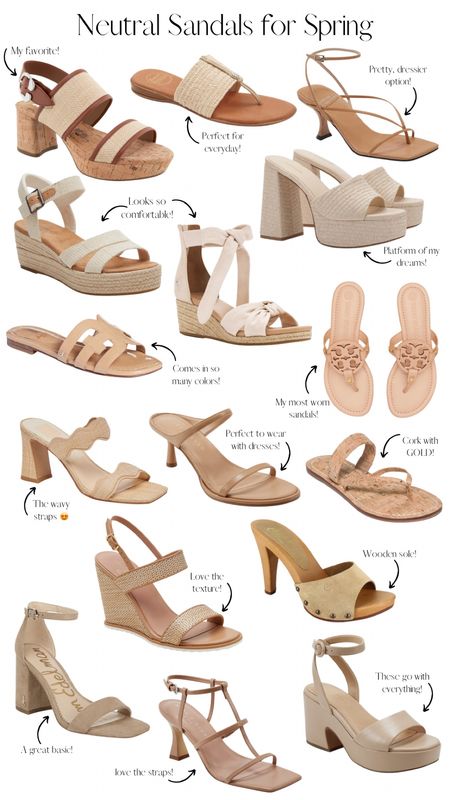 A round up of neutral sandals for any and all occasions! 

#LTKfindsunder100 #LTKshoecrush #LTKSeasonal