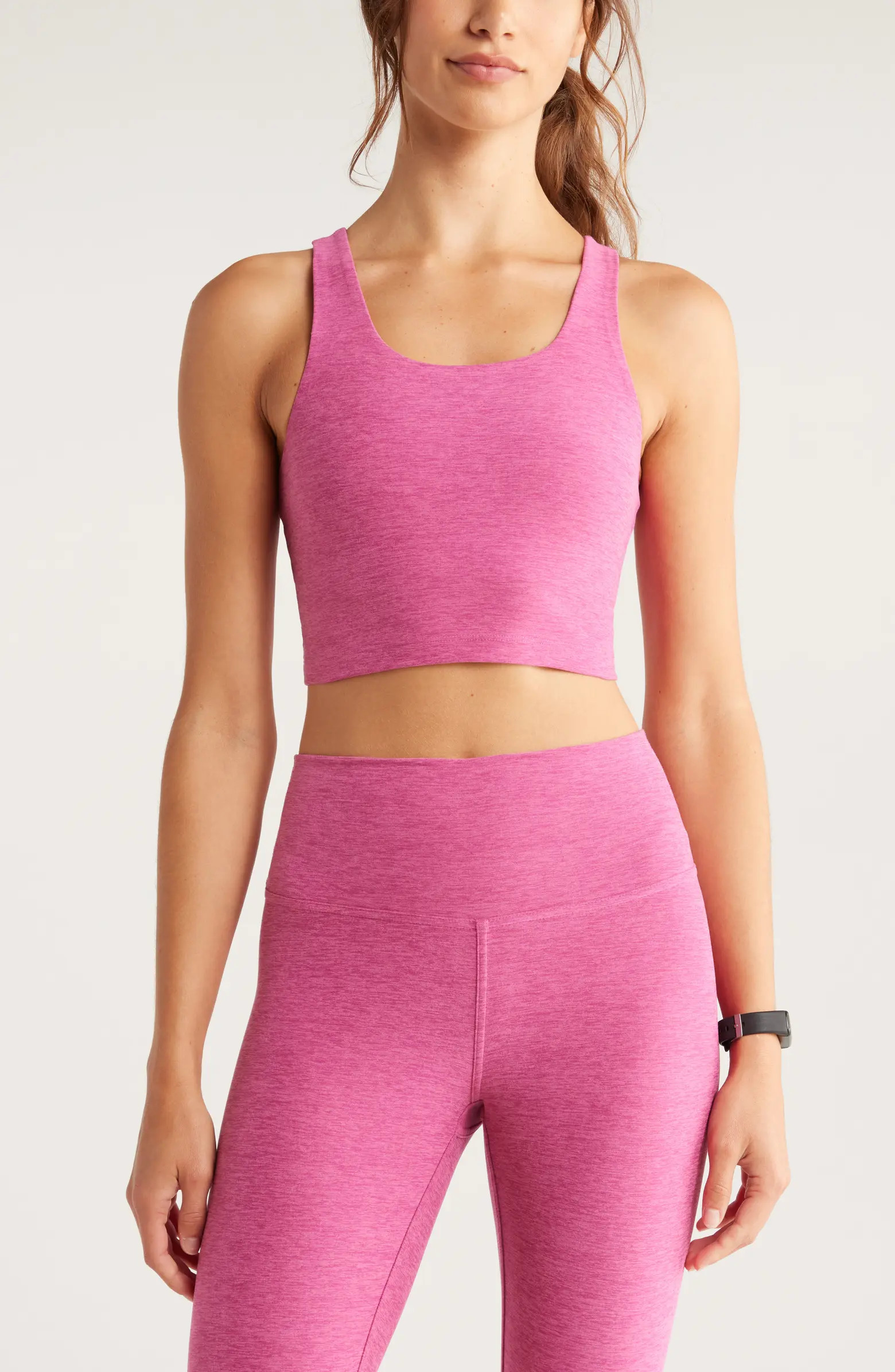 Renew Mélange Support Crop Tank | Nordstrom