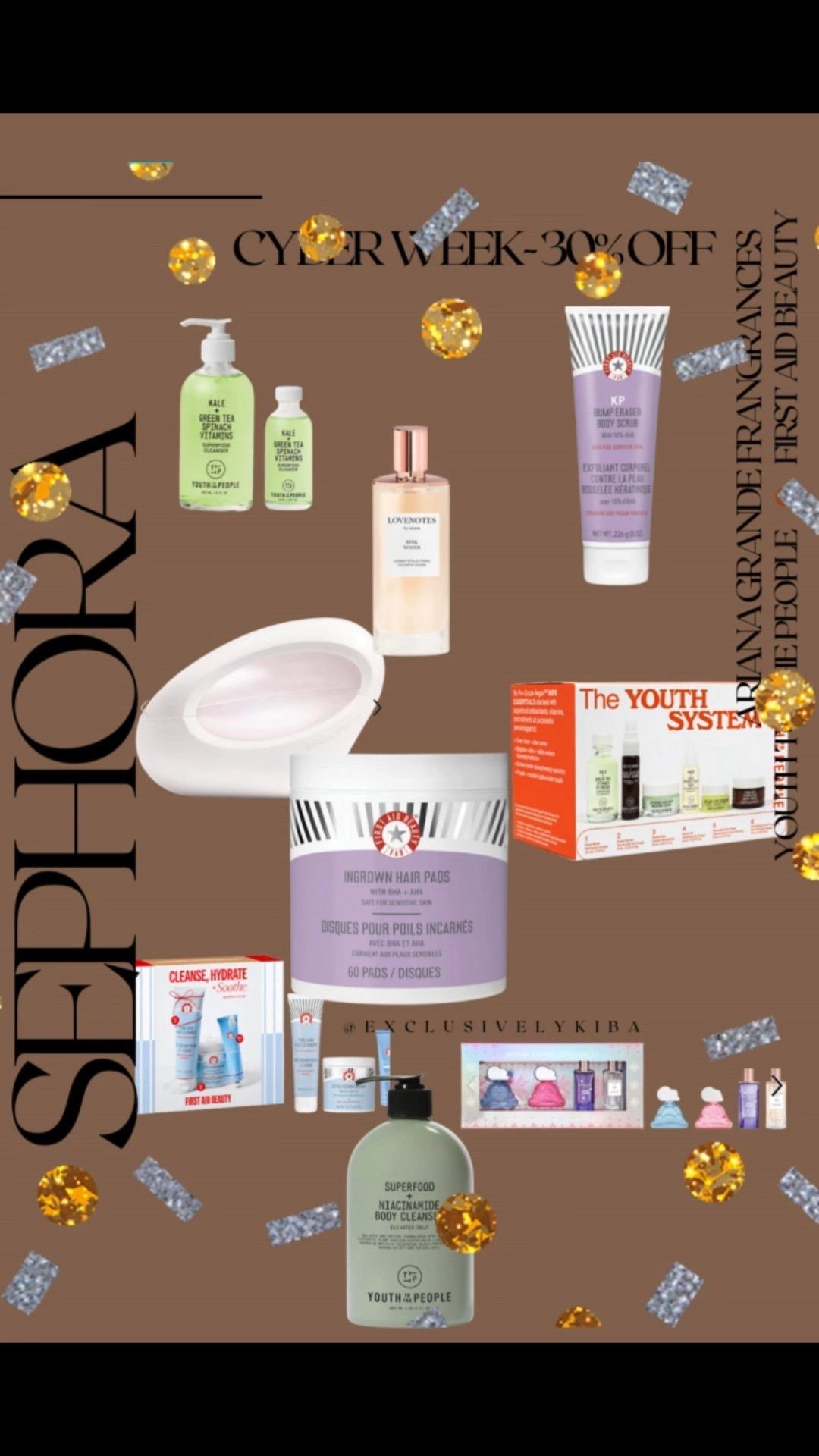 🔥Sephora deal of the day(12/1): Ariana Grande, Youth to the People & First Aid Beauty—30% off!
#arianagrandefragrances #youthtothepeople #firstaidbeauty #sephora 

#LTKBeauty #LTKGiftGuide #LTKCyberWeek