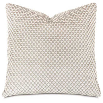 Sussex Appliqued Velvet Reversible Throw Pillow | Wayfair North America