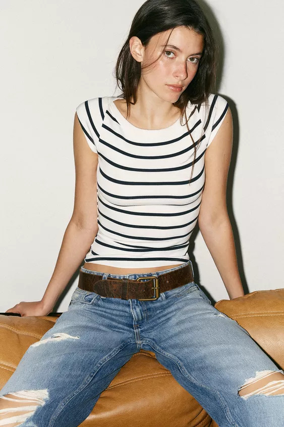 BOATNECK T-SHIRT | Zara US