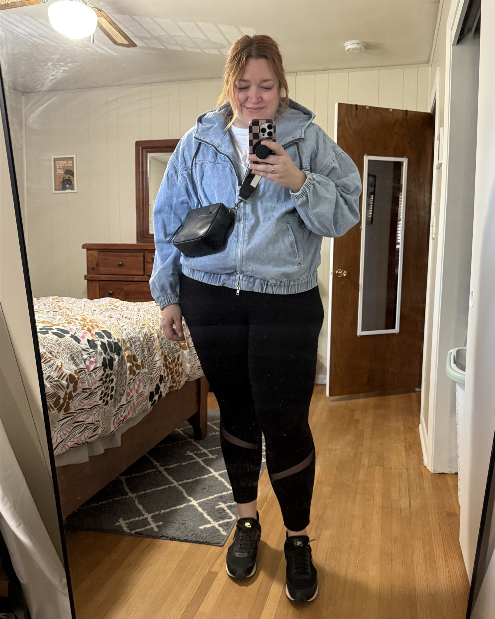 Comfortable yet stylish casual spring outfit. I wore this to see the Devil Wears Prada 2 - I wanted to be comfy and warm in the theater but still look cool.

#LTKPlusSize #LTKActive #LTKMidsize