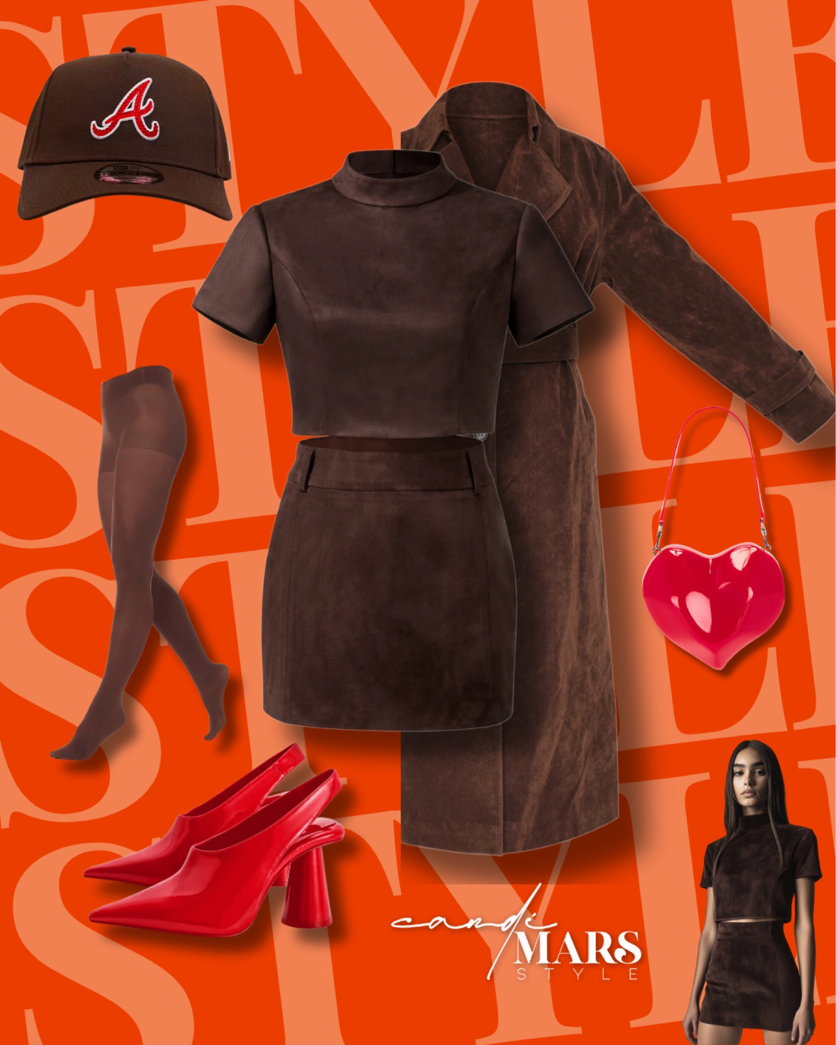 Winter date night look with brown suede and red heels.

#LTKStyleTip #LTKShoeCrush