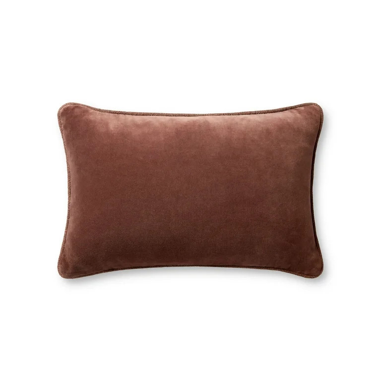 Chris Loves Julia x Loloi Liza Cinnamon 13'' x 21'' Decorative Pillow | Walmart (US)