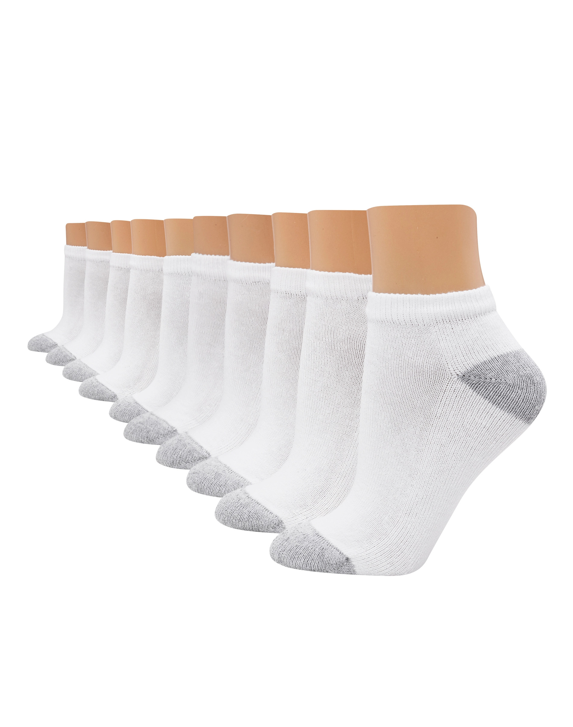 Hanes Cushioned Women's Low Cut Athletic Socks 10-Pack | Hanes.com