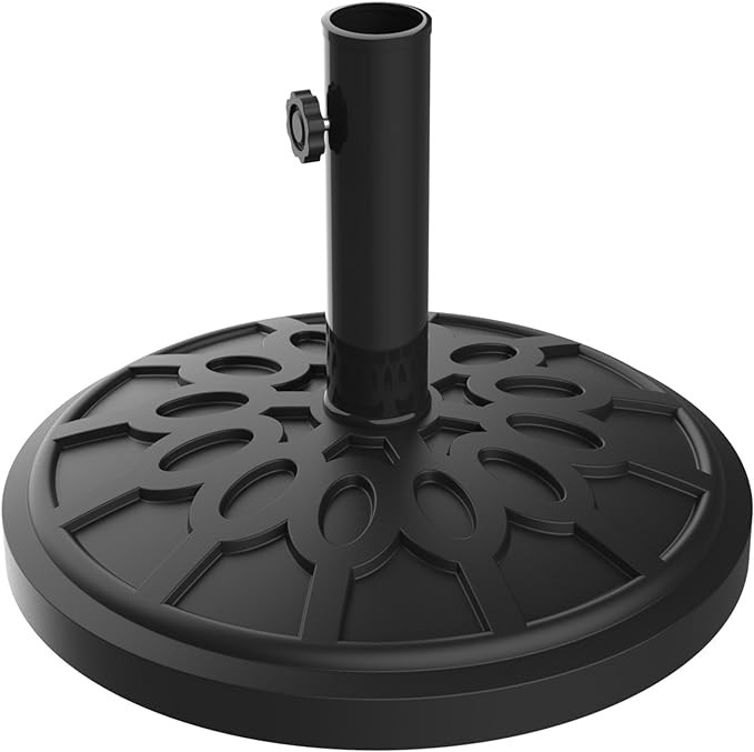 Pure Garden 50-103 19lbs Weighted, Black Umbrella Base, 16.5 | Amazon (US)
