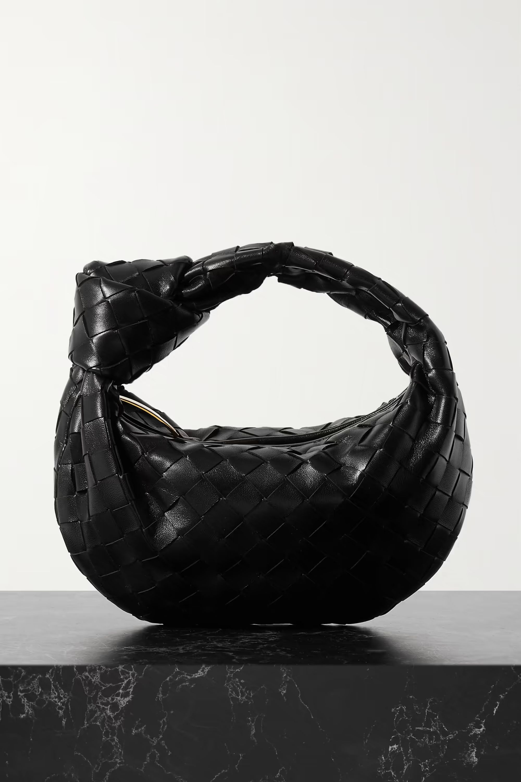Jodie mini knotted intrecciato leather tote | NET-A-PORTER (UK & EU)