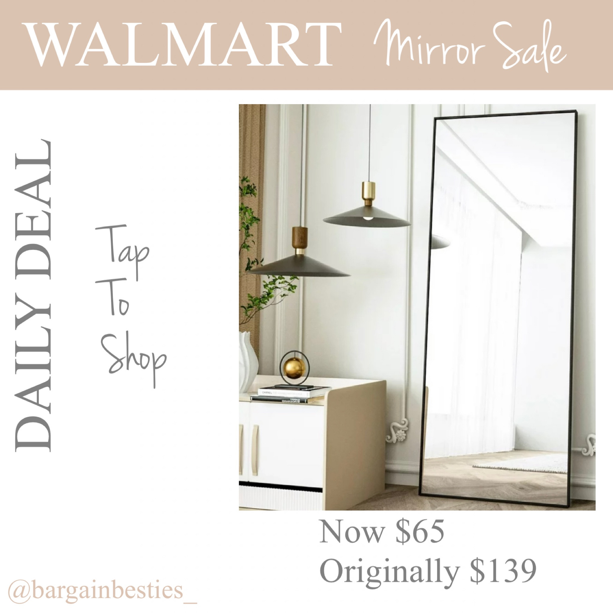 Full length mirror on sale 🙌🏻 and so many more🤩🤍

#LTKhome #LTKFind #LTKsalealert