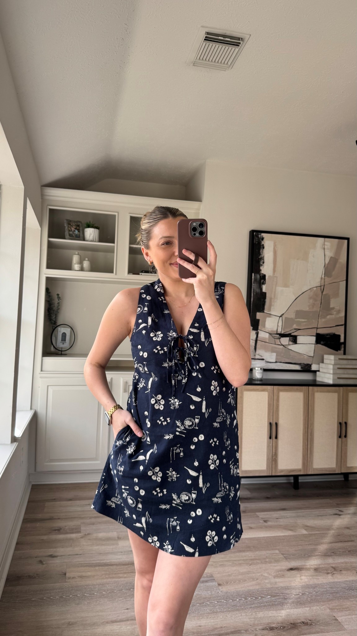 Nursing friendly spring dress! Front ties make it nursing friendly + it has pockets! I sized up to a M for postpartum, but it runs tts. Would be a perfect dress for a beach vacation!

#LTKSpringSale #LTKStyleTip #LTKSeasonal