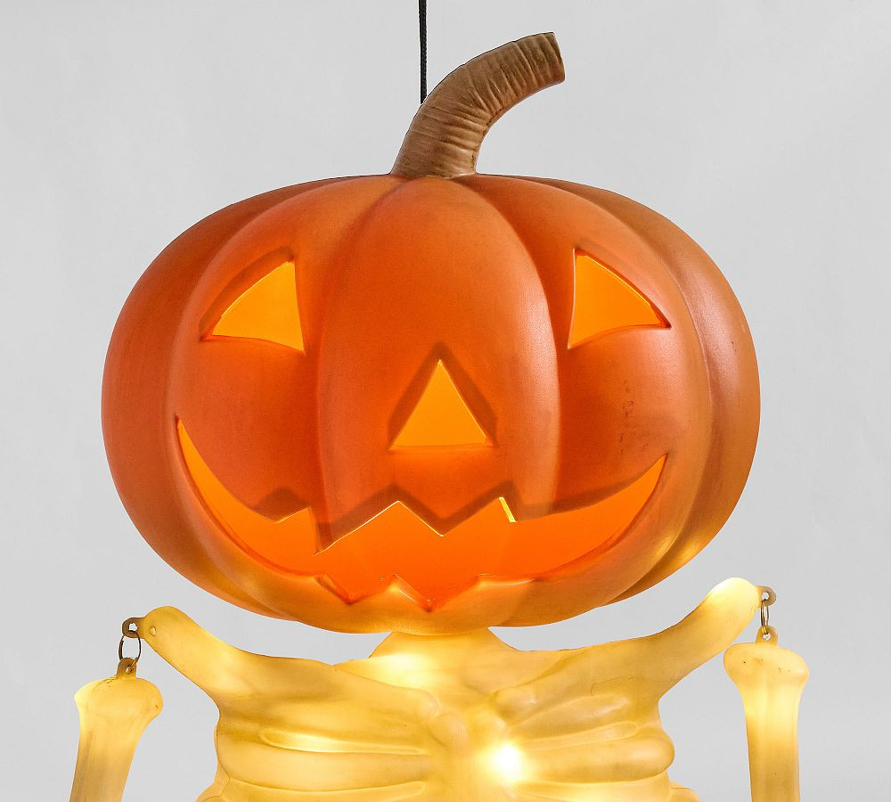 Lit Mr. Bones Scarecrow | Pottery Barn (US)