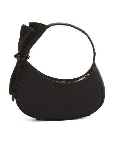 Pouchette Hobo With Bow Detail | TJ Maxx