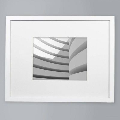 8&#34; x 10&#34; Matted Wood Frame White - Made By Design&#8482; | Target