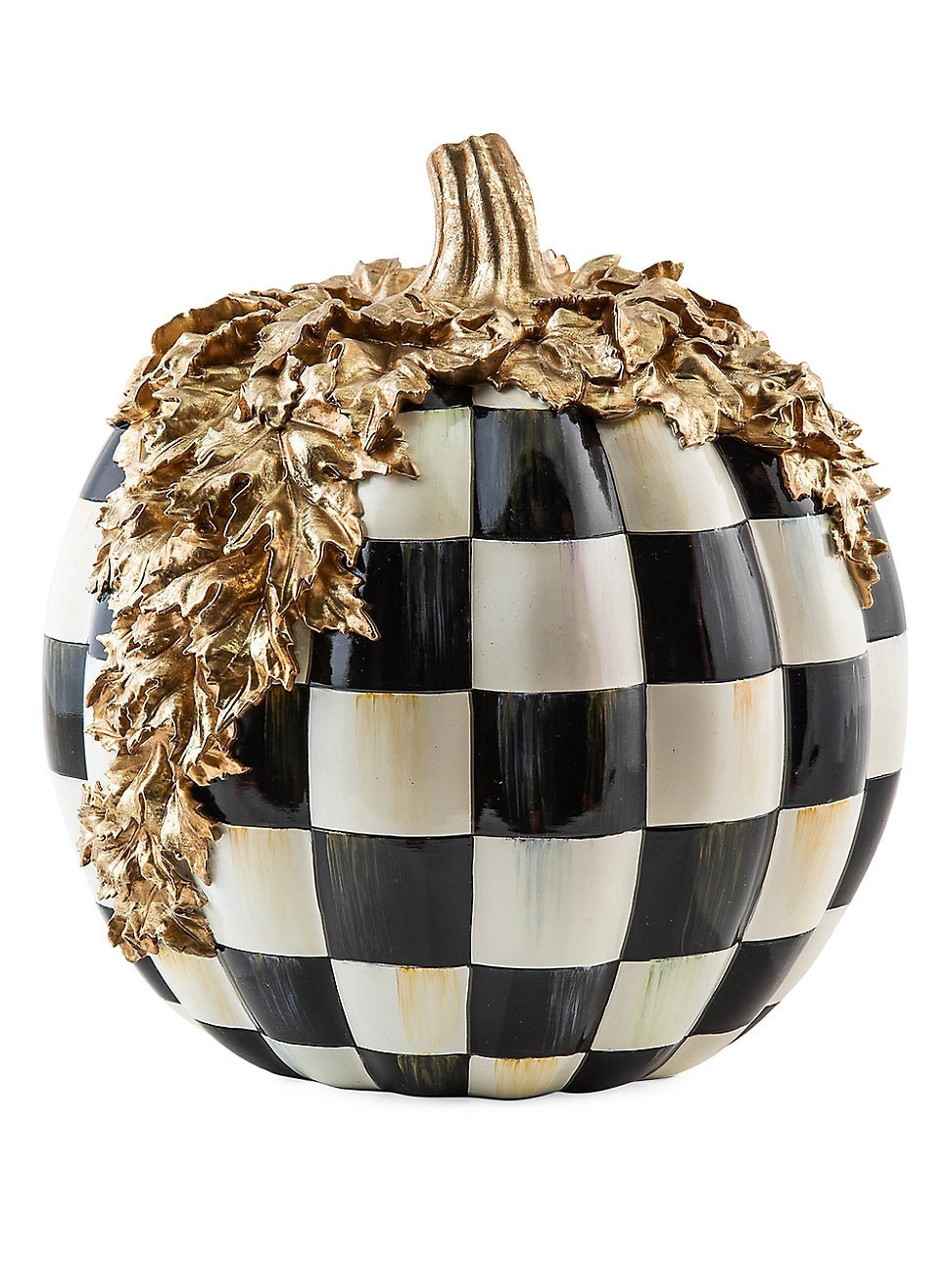 Fall On The Farm Courtly Check Goldtone Foliage Pumpkin | Saks Fifth Avenue