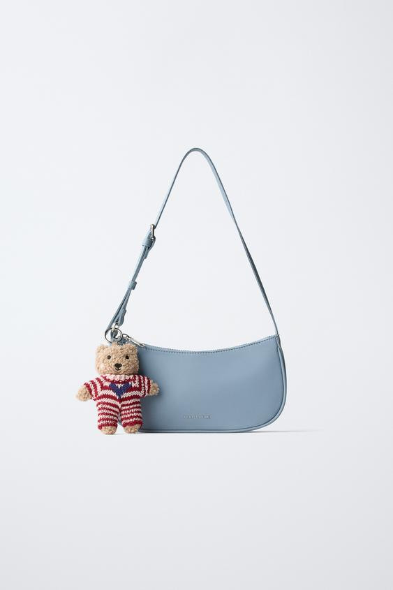 BEAR CHARM SHOULDER BAG | Zara US