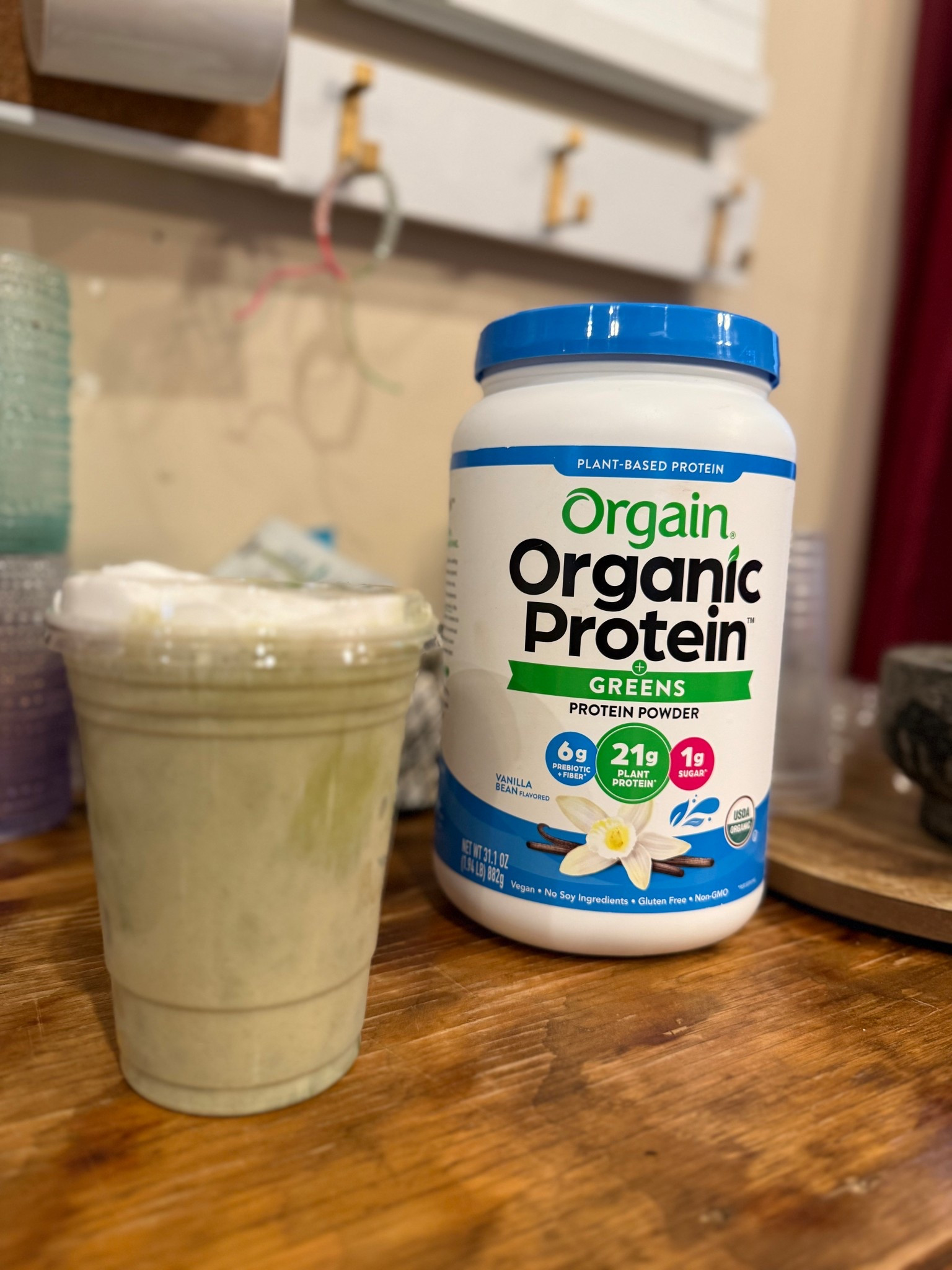 Nothing better than a protein matcha 🍵 

#LTKActive #LTKHome