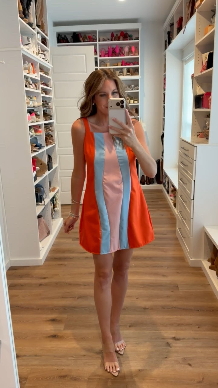 In a small dress, heels and accessories - fits tts.

#LTKgrwm #LTKSeasonal #LTKootd