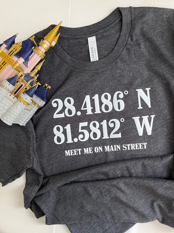 Meet Me on Main Street Short Sleeve Shirt Disney Inspired - Etsy | Etsy (US)