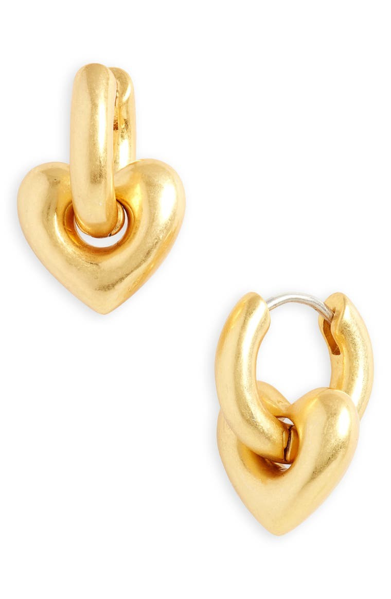 Heart Chunky Huggie Hoop Earrings | Nordstrom