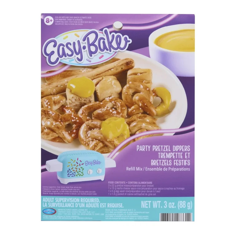 Easy-Bake Ultimate Oven Toy Party Pretzel Dippers Refill Mix | Walmart (US)